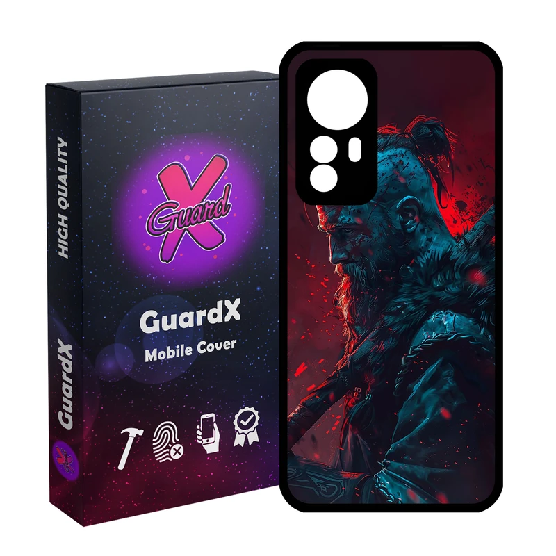 کاور گارد ایکس طرح Viking مدل Glass10723 مناسب برای گوشی موبایل شیائومی Redmi Note 12S
