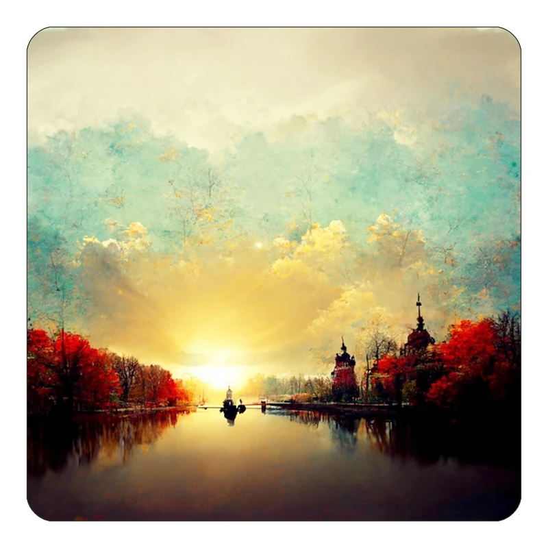 مگنت کاکتی طرح نقاشی رنگ روغن مدل mp73367