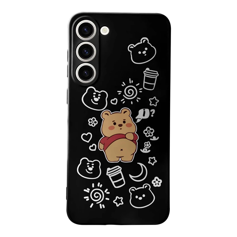 کاور قاب گارد طرح خرس تپل کد t11714 مناسب برای گوشی موبایل سامسونگ Galaxy S23 Plus