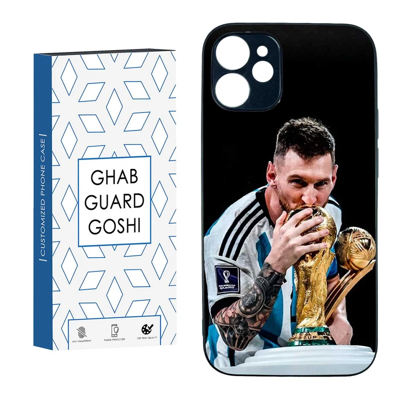 کاور قاب گارد گوشی طرح مسی کد TPU-085 مناسب برای گوشی موبایل اپل IPHONE 12 MINI