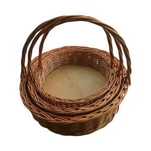 سبد حصیری مدل میوه کد m49 مجموعه 3 عددی