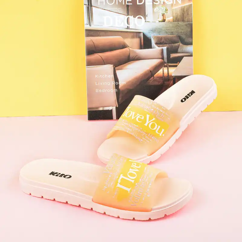 دمپایی زنانه کیتو مدل آی لاو یو کد 2999