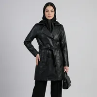 کت چرم زنانه السانا مدل سالیز کد 234301