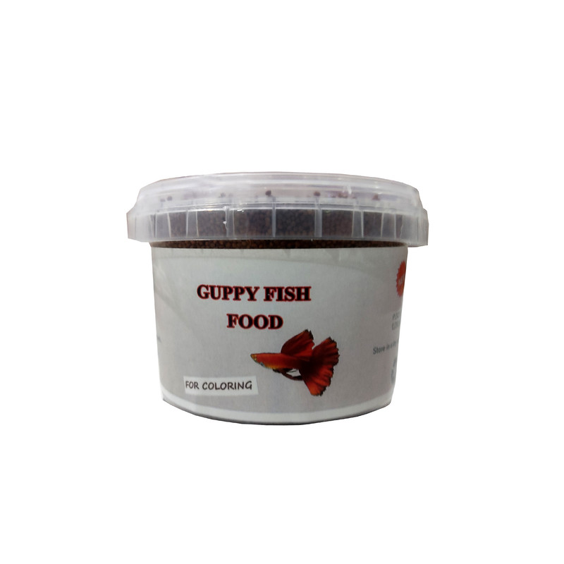 غذای رنگ ماهی مدل guppy وزن 150گرم