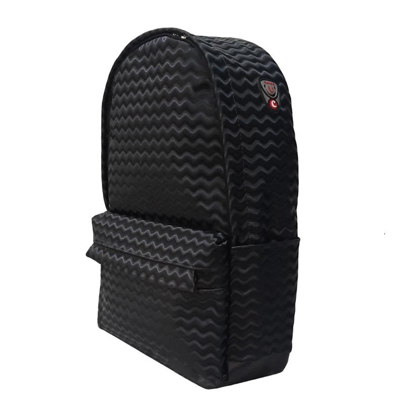 کوله پشتی لپ تاپ مدل 3بعدی موجدار  کد kb 3m-1010 مناسب برای لپ تاپ  14 اینچی