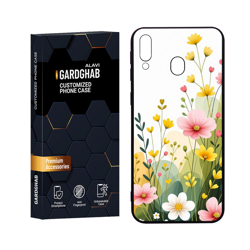 کاور گارد قاب علوی مدل Glass مناسب برای گوشی موبایل سامسونگ Galaxy M20