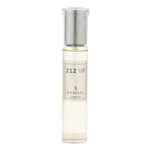 عطر جیبی مردانه صندل مدل 212vip با رایحه تند و خنک حجم 25 میلی‌لیتر