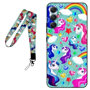 Megafone Unicorn 0028 Cover For Samsung Galaxy A54 Mobile Neckband