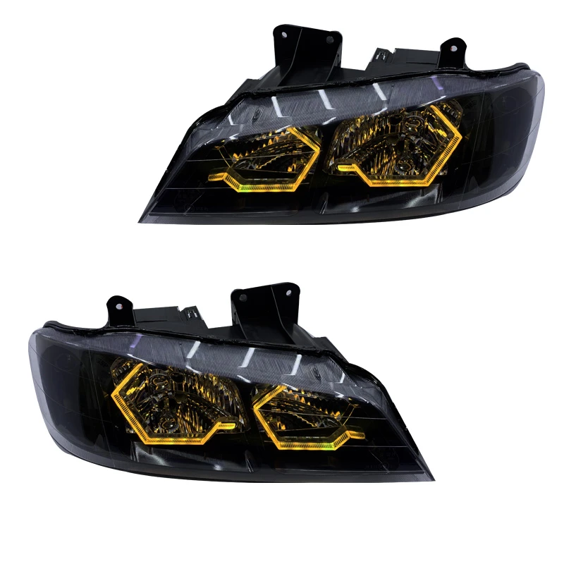 چراغ جلو خودرو گروه پژوهش صنعت مدرن مدل 3D-i8-Y-B مناسب برای پژو پارس بسته دو عددی