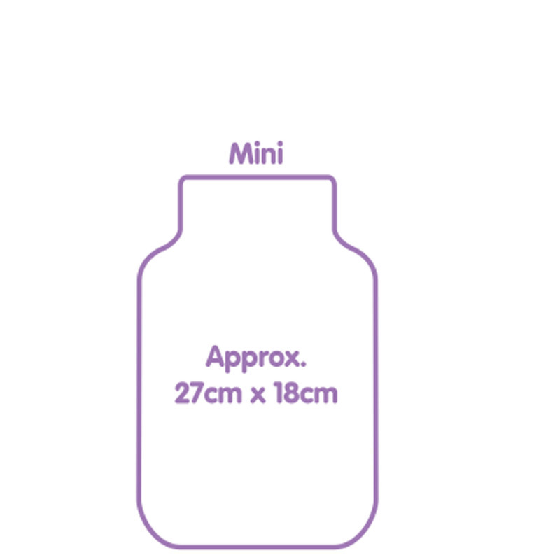 کیسه تسکین درد هیاهو مدل Wheat Bag Pad Mini Bottle کد 27x18