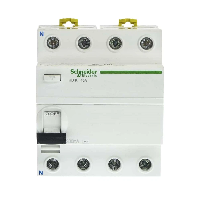 فیوز محافظ جان 3 فاز 40 آمپر اشنایدر مدل A9R75440-4p-40A-300mA