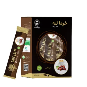 قهوه خرما لته کلاسیک بدون شکر پپتینا بسته 10 عددی