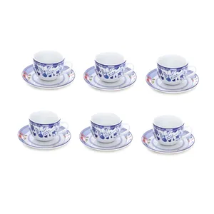 سرویس چای خوری 12 پارچه چینی زرین ایران سری ایتالیا اف مدل Granada درجه عالی 