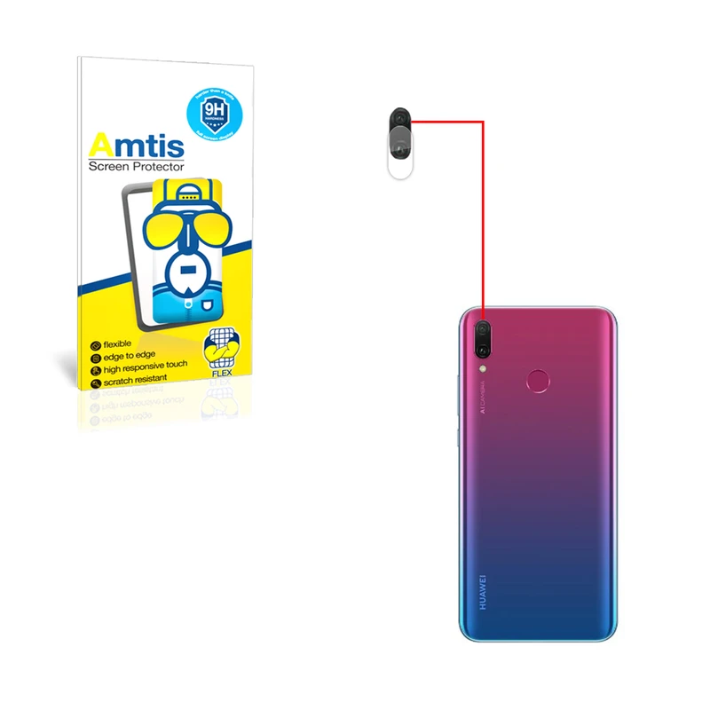 محافظ لنز دوربین امتیس مدل y9 2019 مناسب برای گوشی موبایل هوآوی Y9 2019