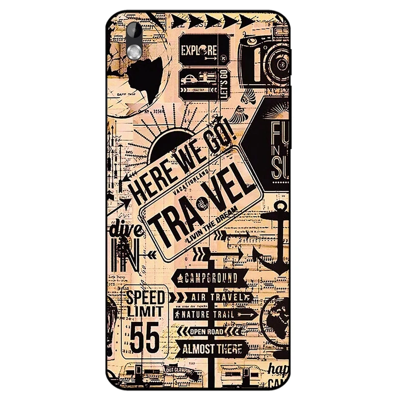 کاور مگافون طرح مسافرت مدل 8098 مناسب برای گوشی موبایل اچ تی سی Desire 816