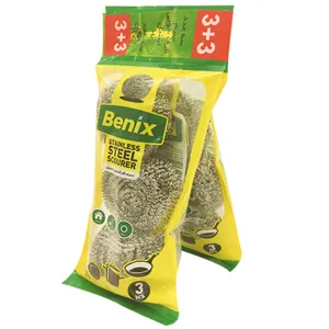 سیم ظرفشویی بنیکس مدل BX_Si-mmm3 بسته 6 عددی