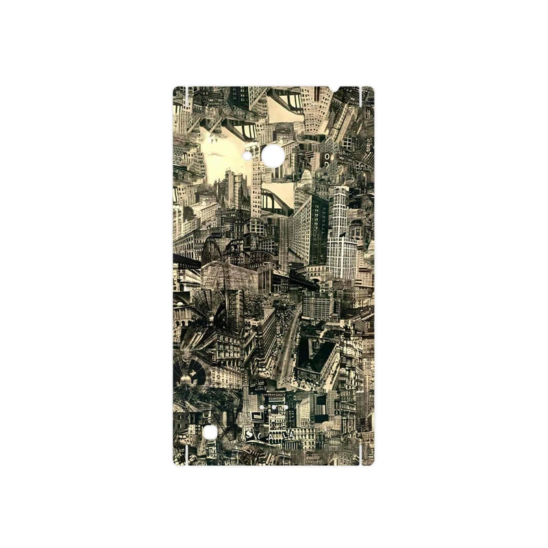 برچسب پوششی ماهوت مدل Collage of Skyscraper مناسب برای گوشی موبایل نوکیا Lumia 720