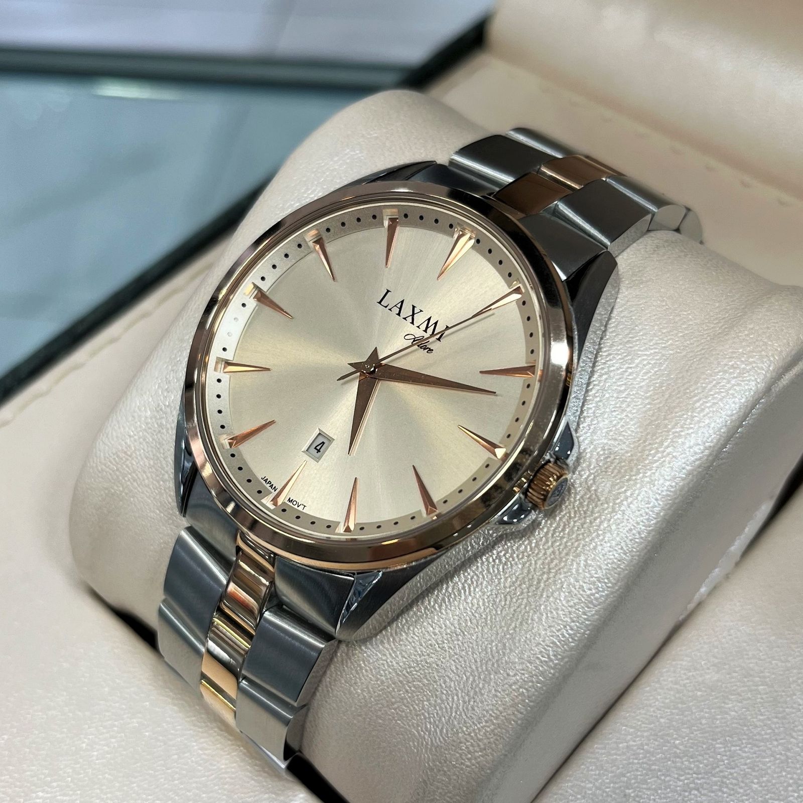 ست ساعت مچی عقربه ای زنانه و مردانه لاکسمی مدل 8551G و 8551L -  - 3