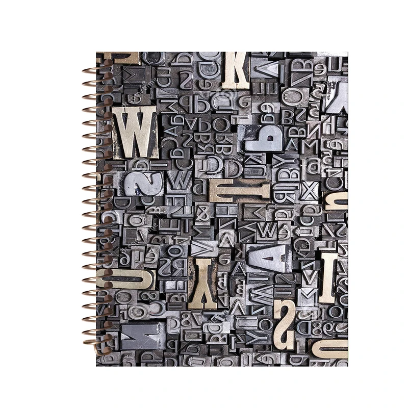 دفتر زبان 60 برگ طرح حروف انگلیسی کد L308