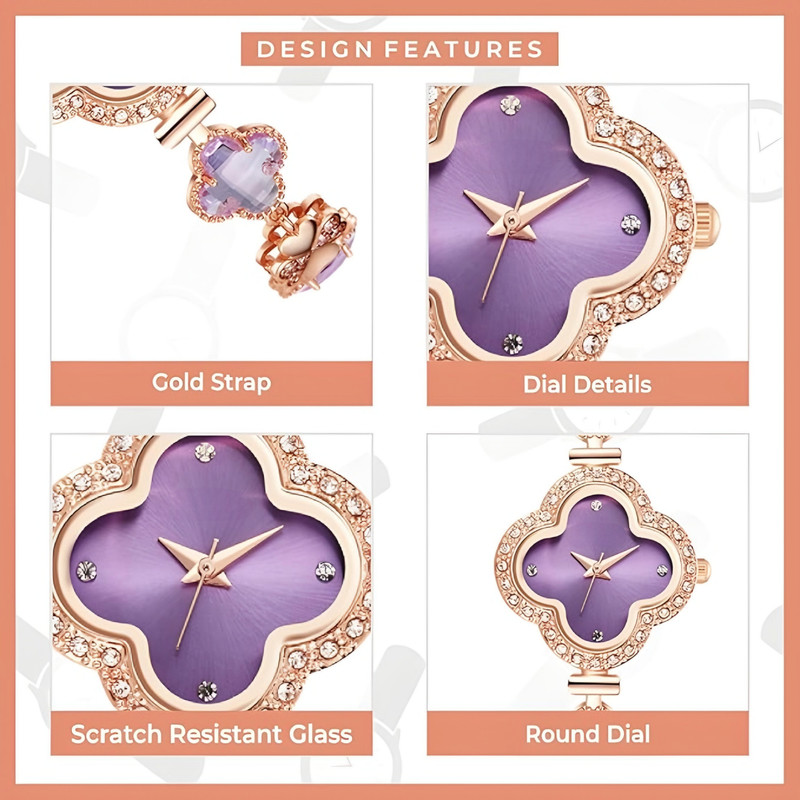 ساعت مچی عقربه ای زنانه مدل کوارتز کد 1