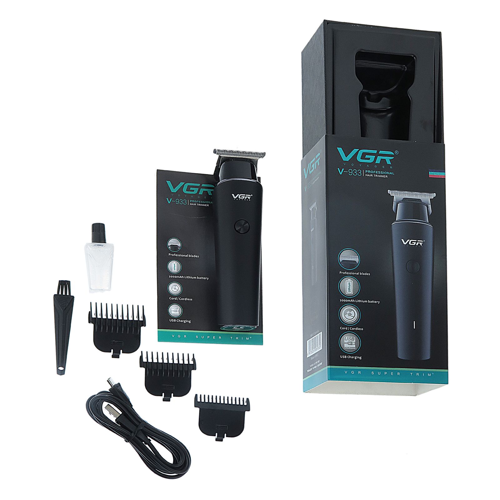 ماشین اصلاح موی سر و صورت وی جی ار مدل professional V00933 -  - 3