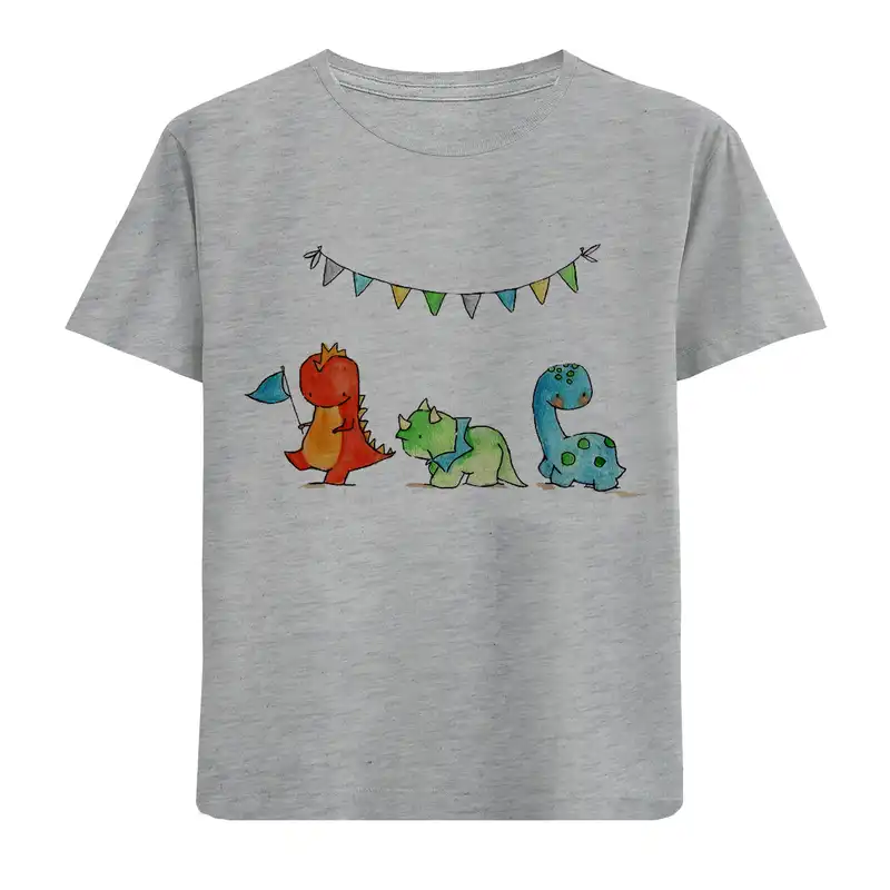 تی شرت آستین کوتاه بچگانه مدل دانیاسور کد M69