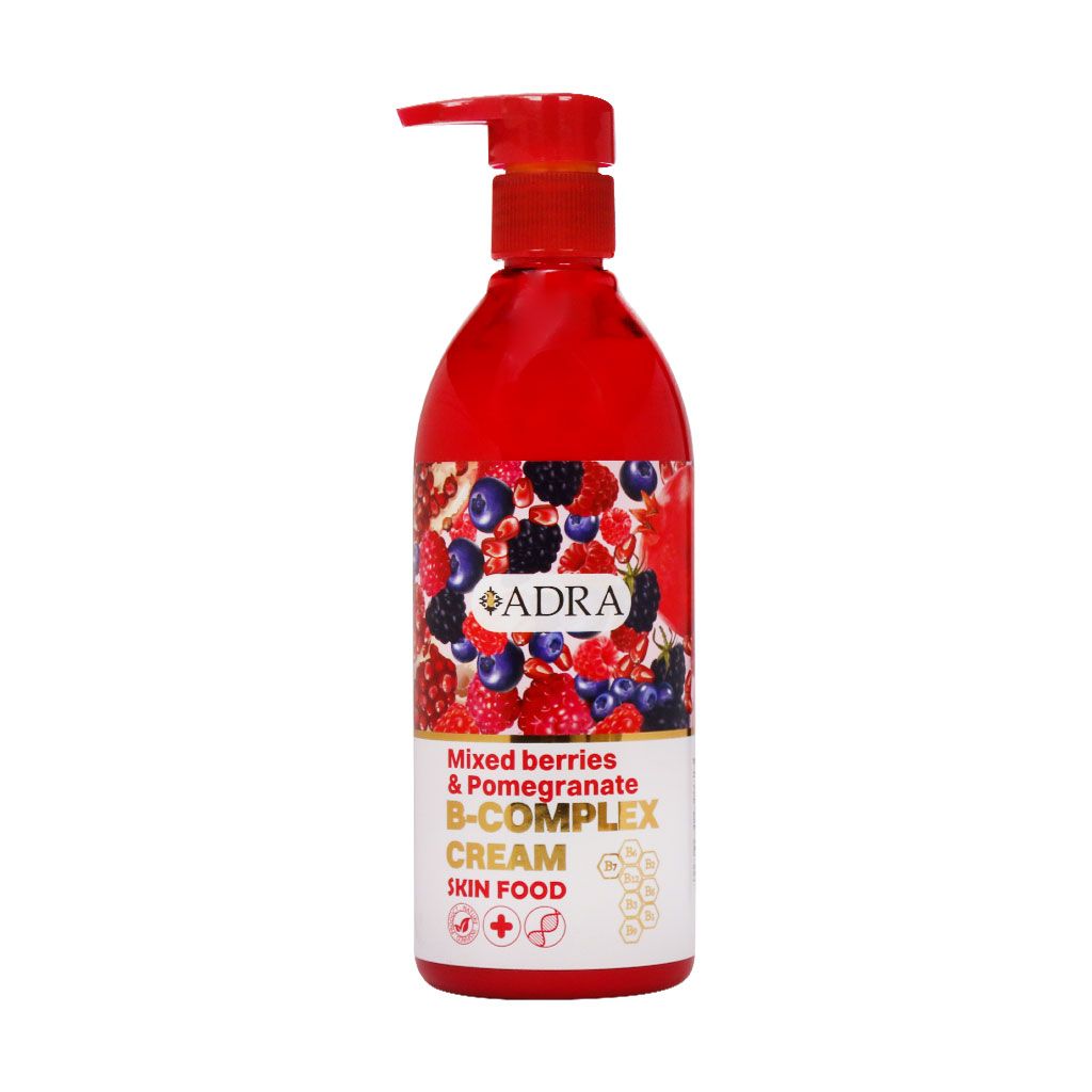 کرم مرطوب کننده آدرا مدل BComplex Berries And Pomegranate حجم 350 میلی لیتر -  - 1
