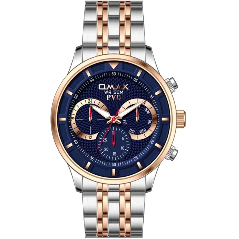 ساعت مچی عقربه‌ای مردانه کوارتز اوماکس مدل 001N004