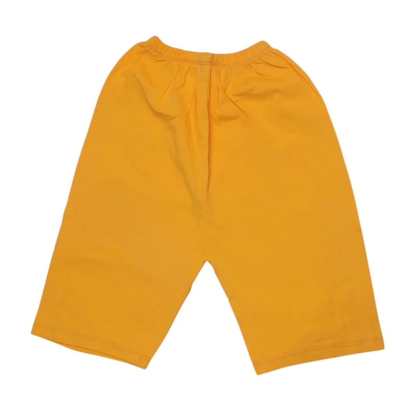 عکس شماره 4 : ست تی شرت آستین کوتاه و شلوارک بچگانه مدل لبخند کد pj1153