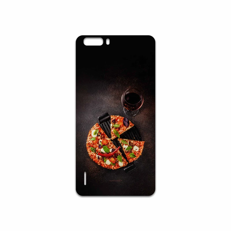برچسب پوششی ماهوت مدل Pizza مناسب برای گوشی موبایل آنر 6 Plus