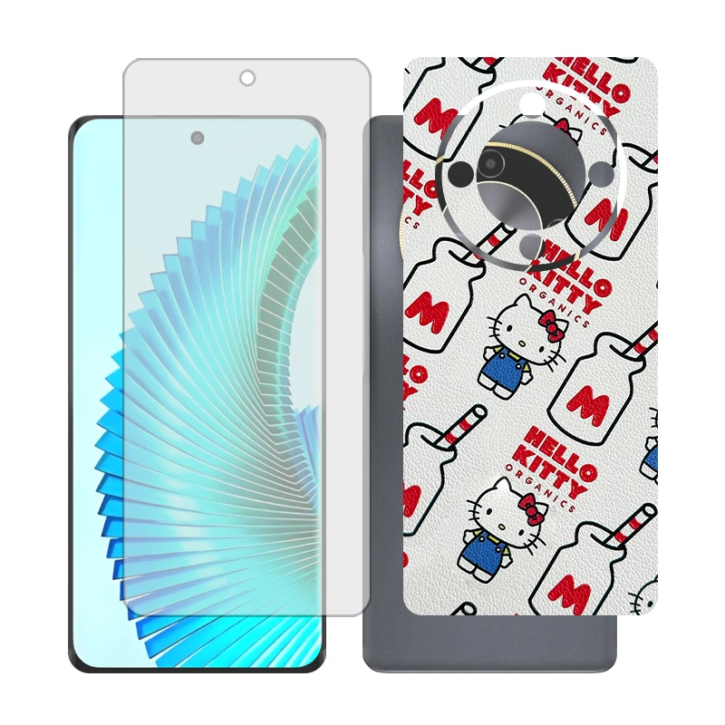 محافظ صفحه نمایش مات گلس مدل Together مناسب برای گوشی موبایل آنر X9b به همراه برچسب پوششی پشت گوشی