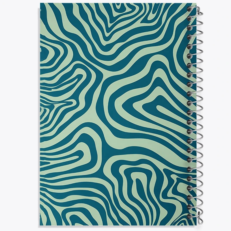 دفتر مشق 50 برگ خندالو طرح پترن مینیمال کد N2614