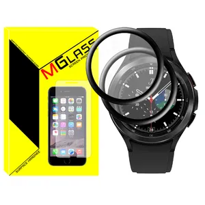 محافظ صفحه نمایش نانو ام‌گلس مدل Pmma-MG مناسب برای ساعت هوشمند سامسونگ Galaxy Watch 4 Classic 42mm بسته دو عددی