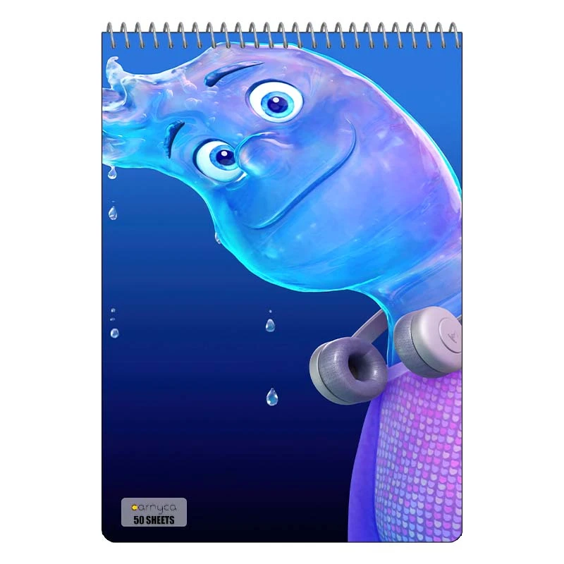 دفتر نقاشی 50 برگ سیمی کارنیکا طرح المنتال Elemental کد 29414