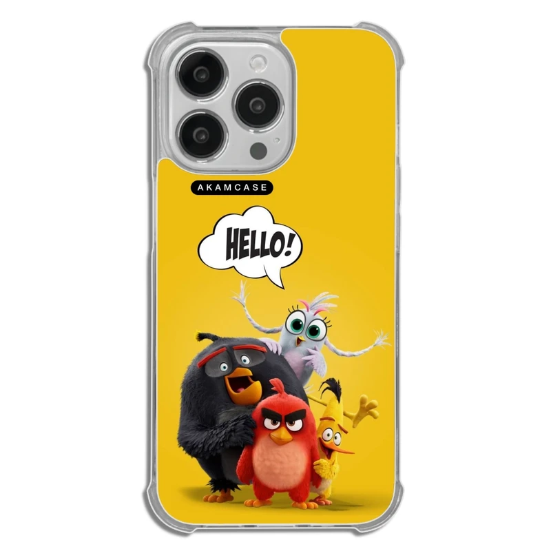 کاور آکام مدل AMCWTA13PRO-ANGRY BIRDS17 مناسب برای گوشی موبایل اپل iPhone 13 Pro