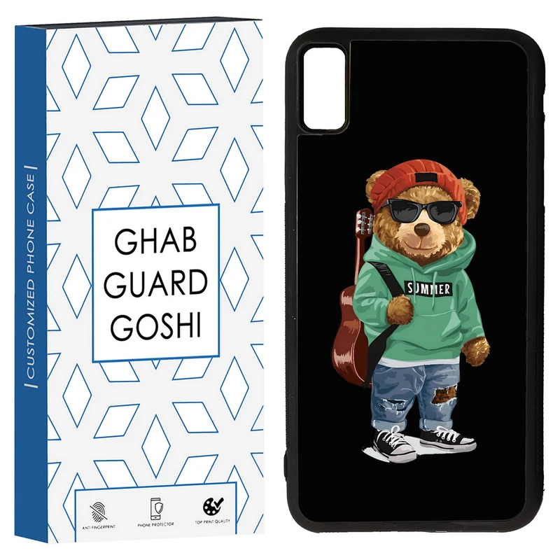 کاور قاب گارد گوشی طرح تدی کد TPU-041 مناسب برای گوشی موبایل اپل Iphone XS MAX/ Iphone X MAX