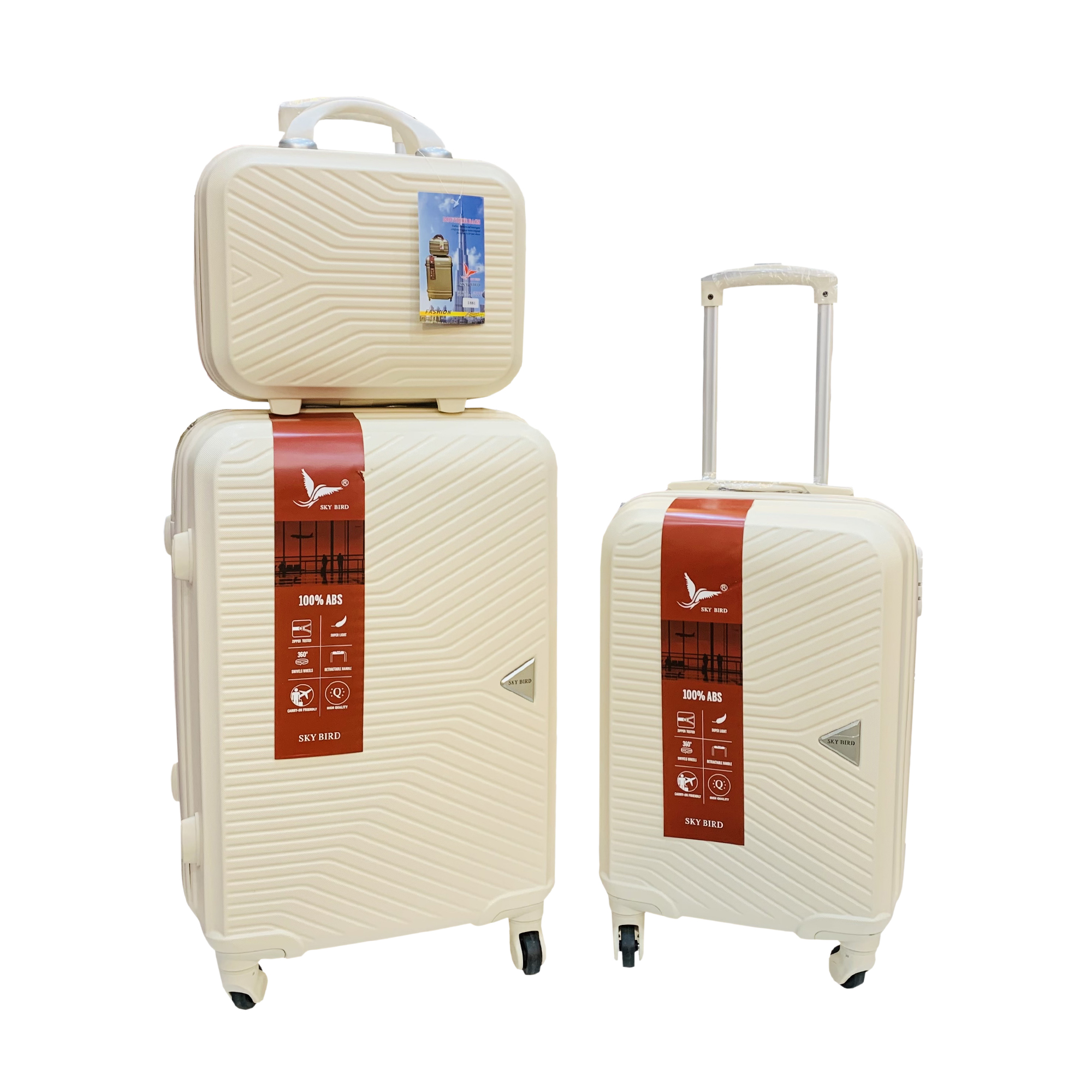 مجموعه سه عددی چمدان اسکای برد مدل C0132