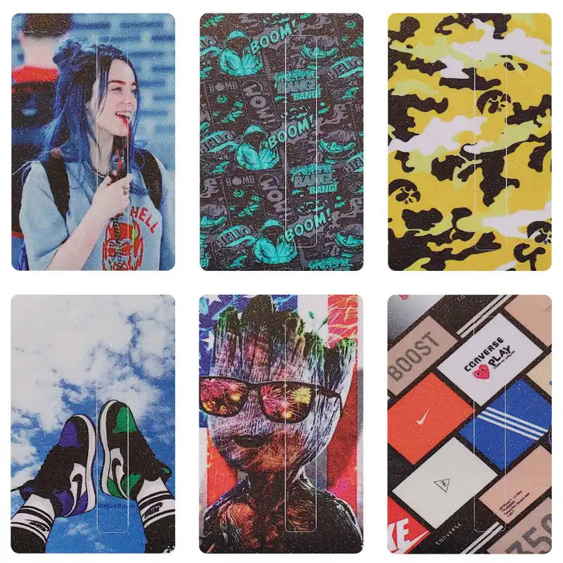 استیکر کارت مدل عابر بانک کد faa9 مجموعه 6 عددی