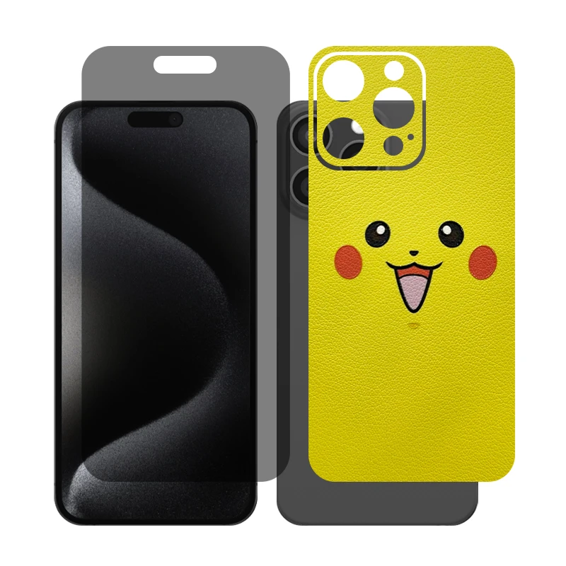 محافظ صفحه نمایش حریم شخصی گلس مدل Together مناسب برای گوشی موبایل اپل iPhone 16 Pro Max به همراه برچسب پوششی پشت گوشی