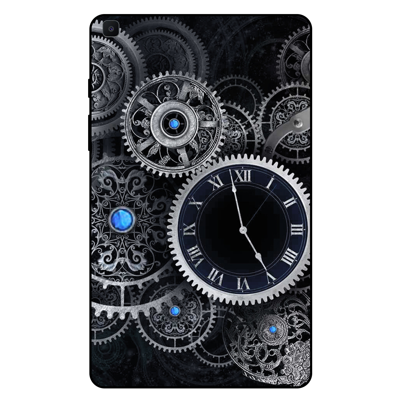 کاور مگافون طرح ساعت مدل 7741 مناسب برای تبلت سامسونگ Galaxy Tab A 8.0 2019 / T290 / T295