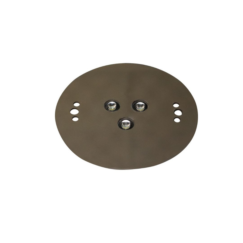 چراغ استخری 3 وات لدمن مدل توکار استیل کد 3TON