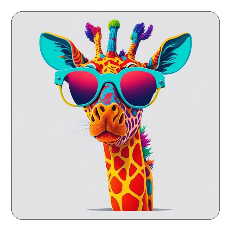 مگنت کاکتی طرح حیوانات رنگی مدل mp25393