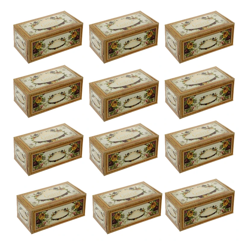 دستمال کاغذی 100 برگ گلریز مدل 002 بسته 12 عددی