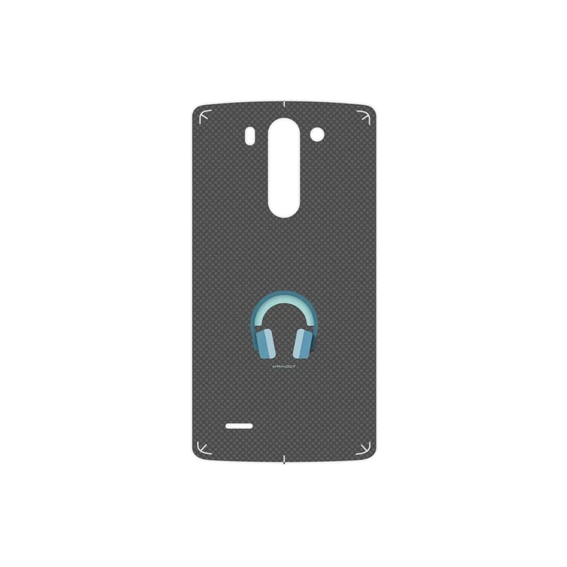 برچسب پوششی ماهوت مدل Minimal Headphone Icon مناسب برای گوشی موبایل ال جی G3 Beat