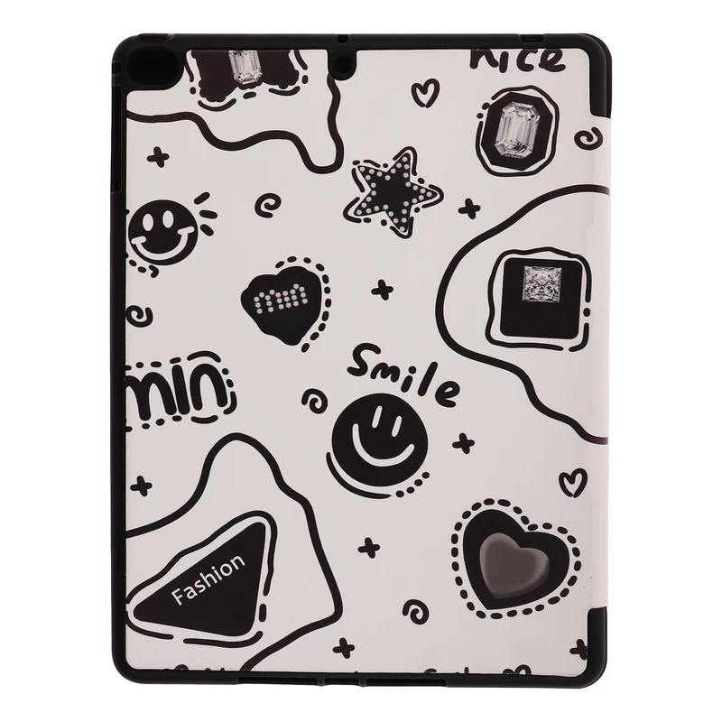 کیف کلاسوری دی کیس طرح لبخند مناسب برای تبلت اپل iPad Air 9.7