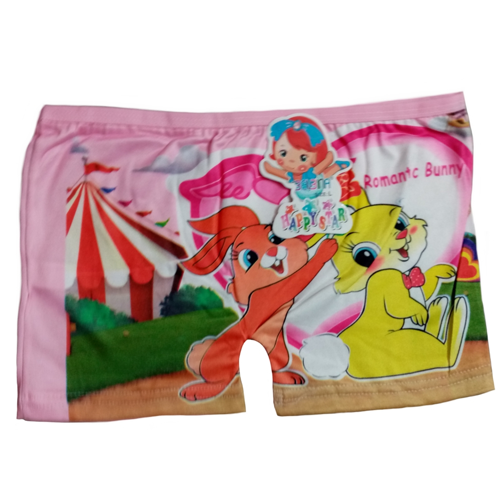 شورت دخترانه مدل خرگوش رنگ صورتی