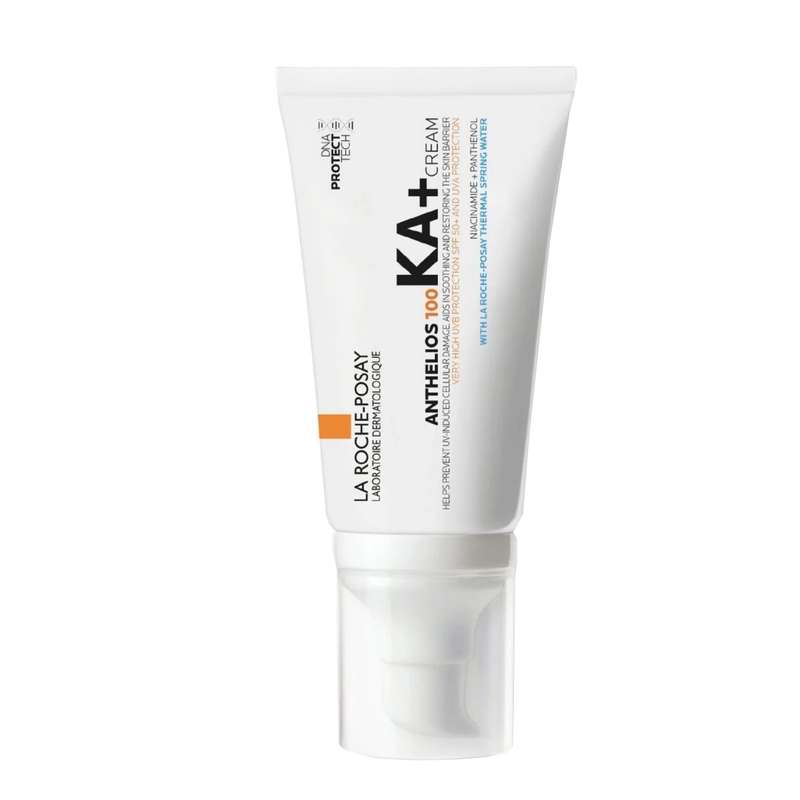 کرم ضد آفتاب بدون رنگ لاروش پوزای SPF 50 مدل +KA مناسب انواع پوست حجم 50 میلیلیتر کرم ضد آفتاب بدون رنگ لاروش پوزای SPF 50 مدل +KA مناسب انواع پوست حجم 50 میلیلیتر