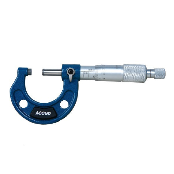 میکرومتر خارج سنج آکاد کد No.01-001-321 گستره 25-0 میلی متر
