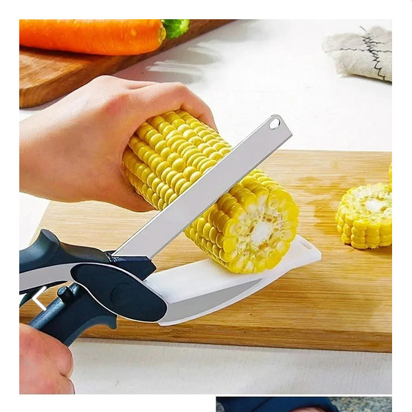 قیچی آشپزخانه چندمنظوره مدل clever cutter قیچی آشپزخانه چندمنظوره مدل clever cutter