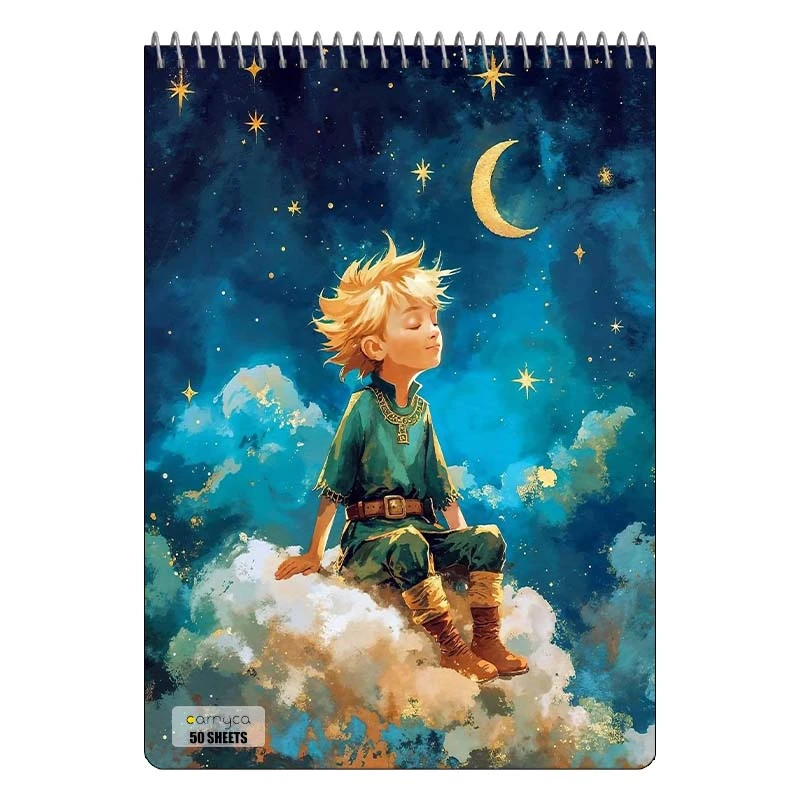 دفتر نقاشی 50 برگ سیمی کارنیکا طرح شازده کوچولو The Little Prince کد 22511